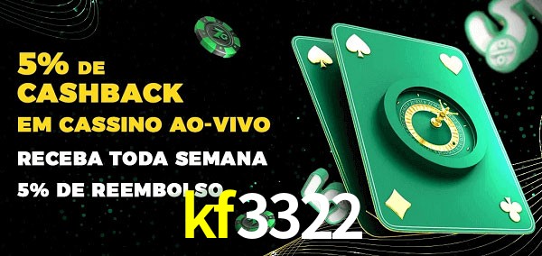 Promoções do cassino ao Vivo kf3322